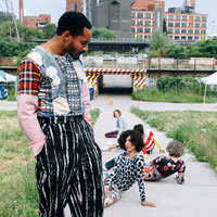 Dancers performing in Maria Hassabi: Staging (2017) - Undressed.